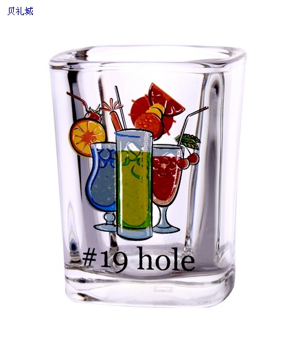 Crystal Square Shot Glass