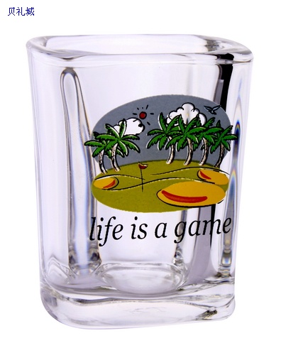 Crystal Square Shot Glass
