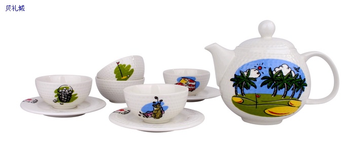 Golf Cup and Saucer