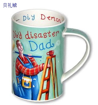 10 OZ Ceramic Slim and Juice Mug