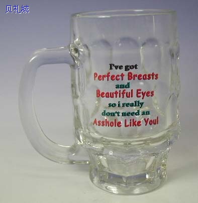 Glass Beer Stein