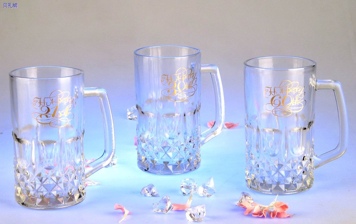 Glass Beer Stein