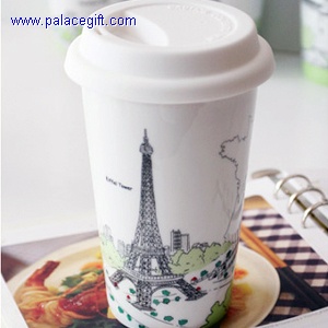 Double Wall Ceramic Mug