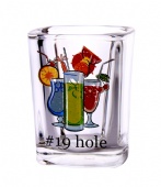 Crystal Square Shot Glass