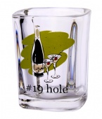 Crystal Square Shot Glass