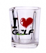 Crystal Square Shot Glass