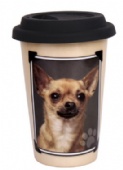 Pet Dog Porcelain Double Wall Mug
