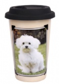 Pet Dog Porcelain Double Wall Mug