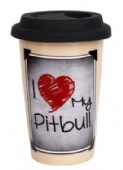 Pet Dog Porcelain Double Wall Mug