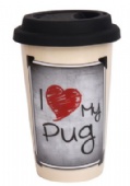 Pet Dog Porcelain Double Wall Mug