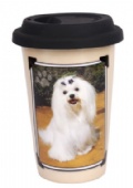 Pet Dog Porcelain Double Wall Mug