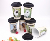 Pet Dog Porcelain Double Wall Mug