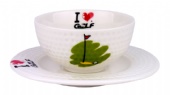Golf Cup and Saucer