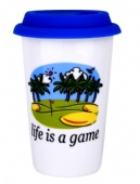Double Wall Ceramic Mug