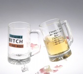 Glass Beer Stein