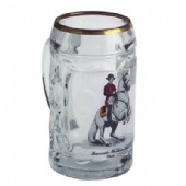 Glass Beer Stein